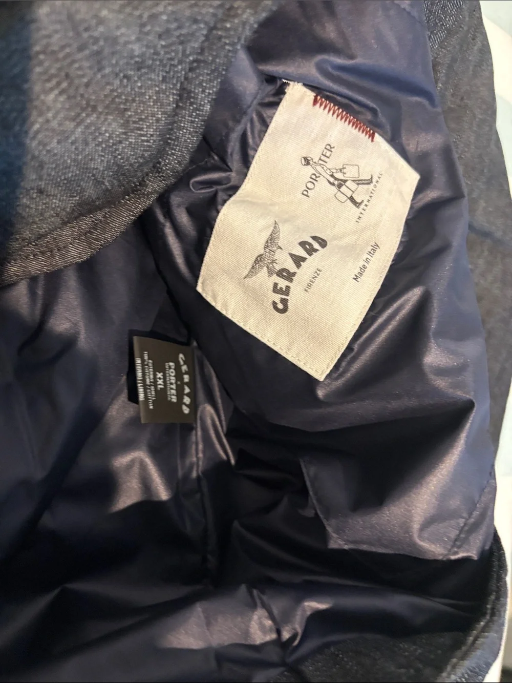 Gerard Firenze Men's Dark   Button Jacket - p2p 24” top of collar 2 bottom 30”